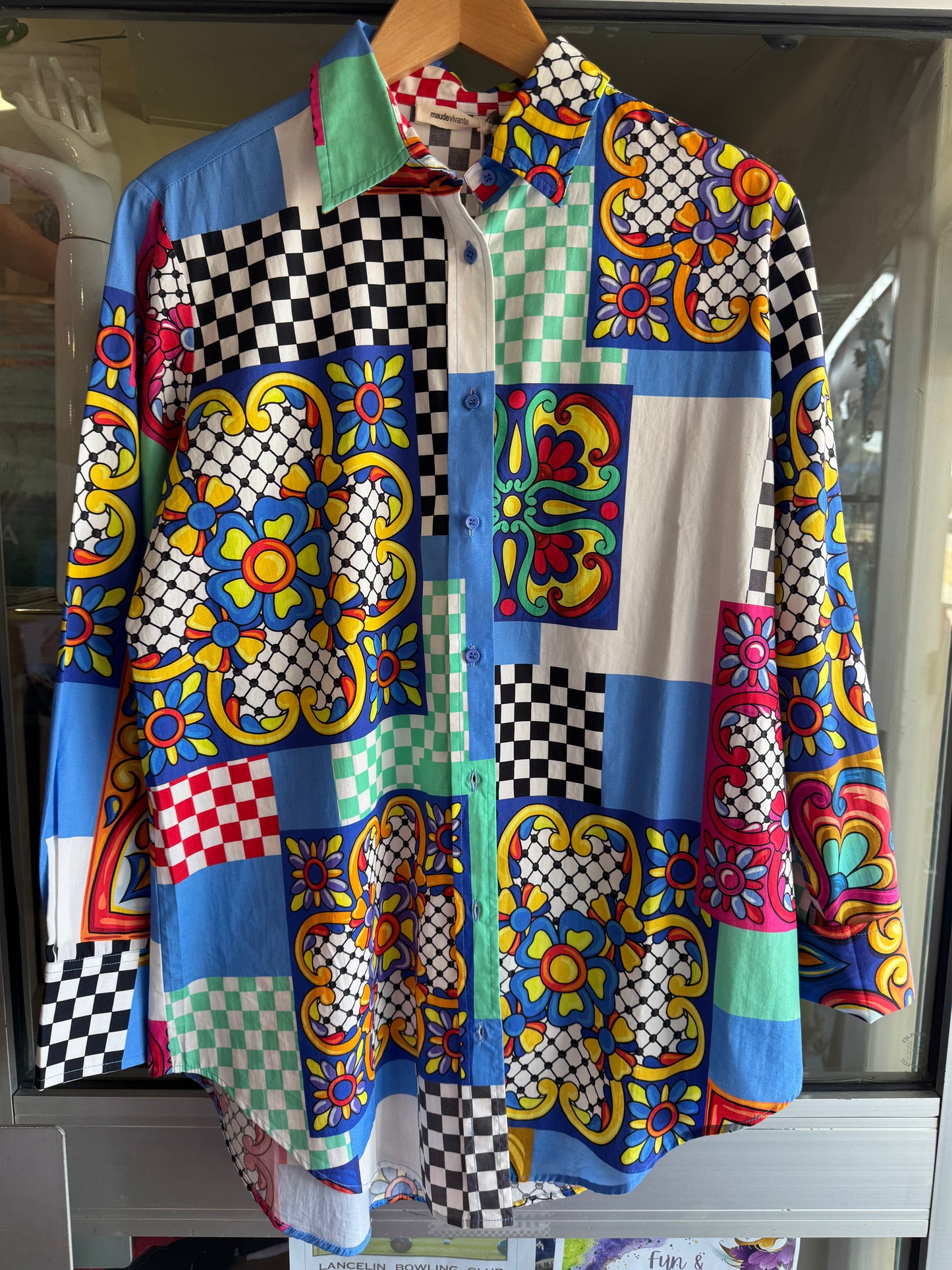 New Arrivals: Maude Vivante: Jezebel Shirt in Carretto