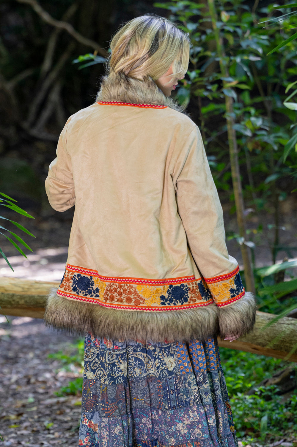 Cienna: Cream Fur Jacket