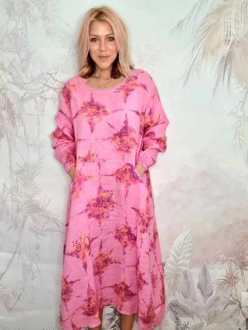 New Arrivals: Helga May: Tie Dye Zoe Maxi Dress