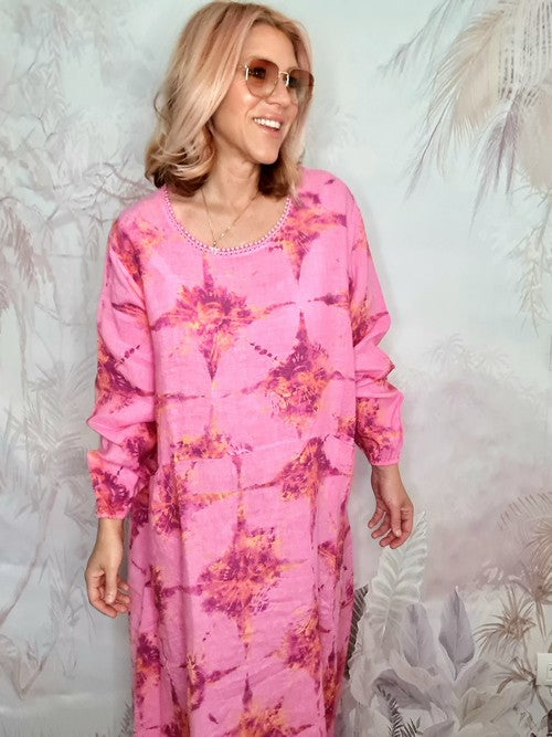 New Arrivals: Helga May: Tie Dye Zoe Maxi Dress