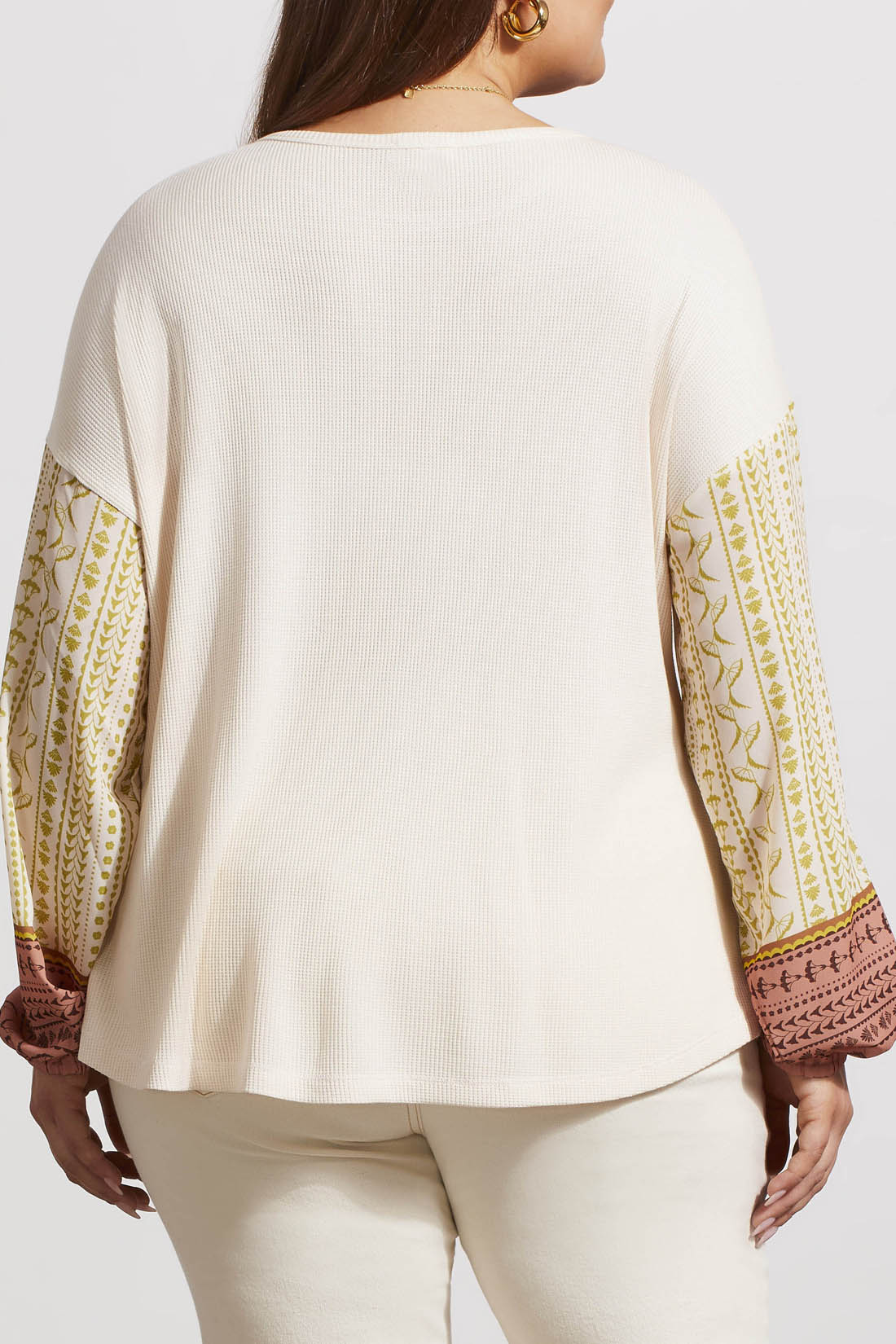 Tribal: Wide Crew Neck Top