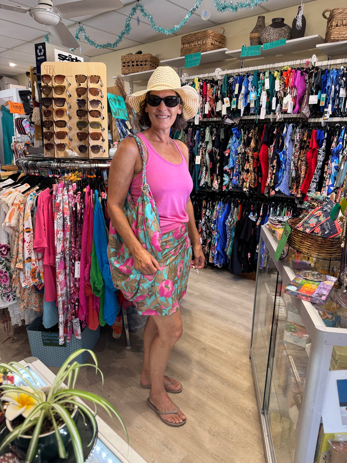 Sarong & Bag Set: Peonie